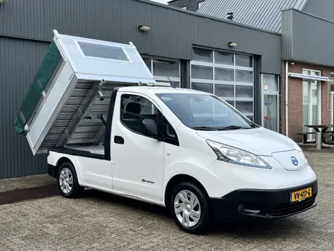 Nissan E-NV200 24KWh Marge BTW VRIJ!! Elektrische Kipper Openlaadbak met Airco Cruise controle Telef