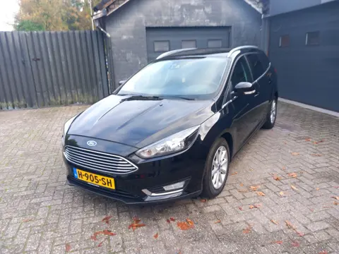 Ford Focus Wagon 1.5 Titanium Edition.150 pk,Cruise control,Navigatie,Climate control,Stoel+struur+v