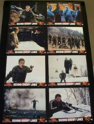 BEHIND ENEMY LINES lobbycard set.