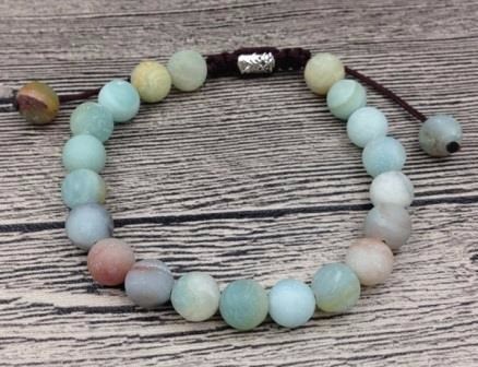 Amazoniet armband verstelbaar