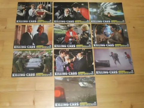 KILLING CARS lobbycard set.