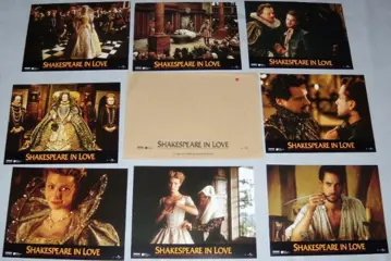 SHAKESPEARE IN LOVE lobbycard set.