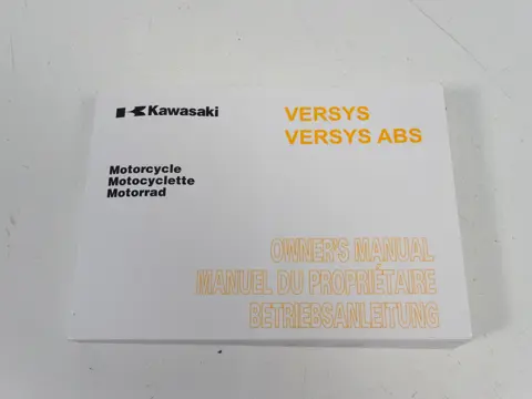 INSTRUCTIEBOEKJE Kawasaki VERSYS 650 2010 - 2014