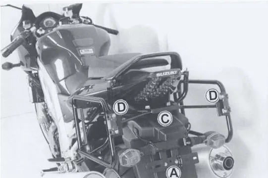 KOFFERBEUGELSET Suzuki SV 1000 2003 - 2009