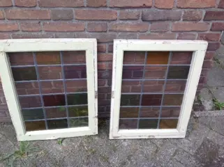 Glas in lood ramen - 2 kozijnen