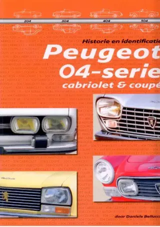 Peugeot 04-serie cabriolet &amp; coupé