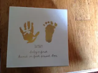 Bambam gipsblik voor hand/voet afdruk