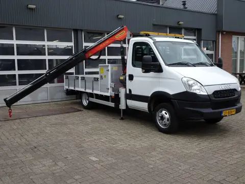 Iveco Daily 50C14G 136pk Cng / Benzine PTO Kraan Palfinger PC2700a Trekhaak 3500kg Luchtvering Cruis