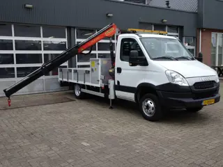 Iveco Daily 50C14G 136pk Cng / Benzine PTO Kraan Palfinger PC2700a Trekhaak 3500kg Luchtvering Cruis