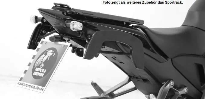 KOFFERBEUGELSET Honda CB 1000 R 2008 - 2016