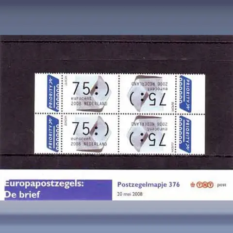 Europa zegels, De brief (2008)