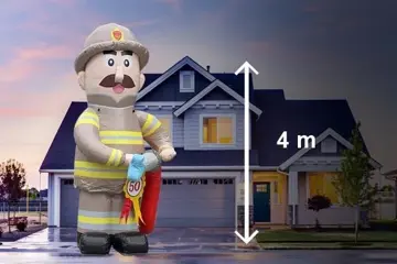 Abraham pop Brandweerman / Brandweer te huur landelijke bezo