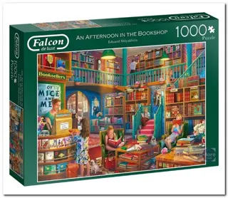 An Afternoon in the Bookshop - Falcon/Jumbo - 1000 Stukjes