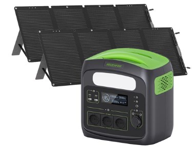 NECESPOW N1200 1200W Portable Power Station + 2Pcs