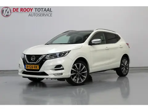 Nissan QASHQAI 1.3 DIG-T Tekna 160PK, RIJKLAAR!! | AUTOMAAT | PANORAMADAK | VERWAMRDE RUIT/STOELEN |