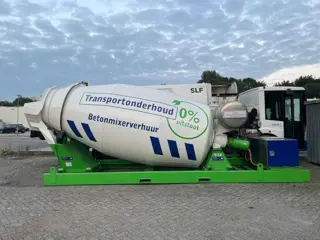 9m3 stationaire betonmixer 100% elektrische aandrijving 4Rent