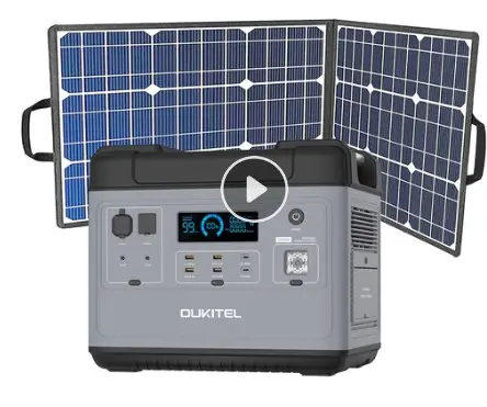 OUKITEL P2001 Ultimate 2000W Power Station + 1 Flashfish