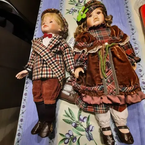 Puppenstube - 2 poppen - Duitsland