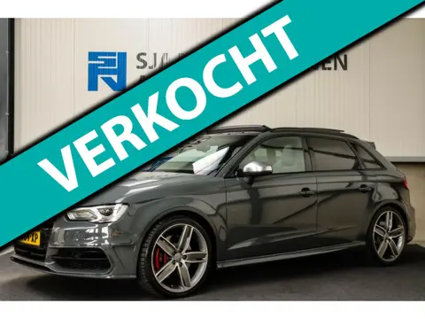 Audi A3 Sportback 2.0TFSI S3 Quattro 300pk S-Tronic! 2e Eig|Audi Exclusive|Nimbus Grey|Panoramadak|S