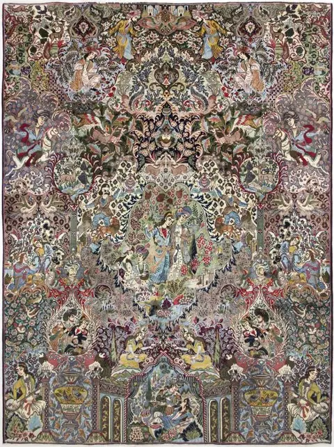 Kashmar Unikat feiner - Tapijt - 403 cm - 295 cm