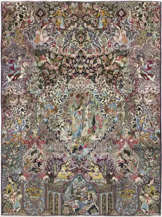 Kashmar Unikat feiner - Tapijt - 403 cm - 295 cm