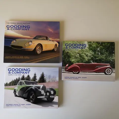 Brochures/catalogi - 3 Gooding &amp; Company Pebble Beach
