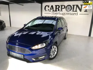 Ford Focus Wagon 1.5 Titanium 150PK 2016 Automaat Camera Navi Dode hoek Lane Assist Cruise Clima Dea