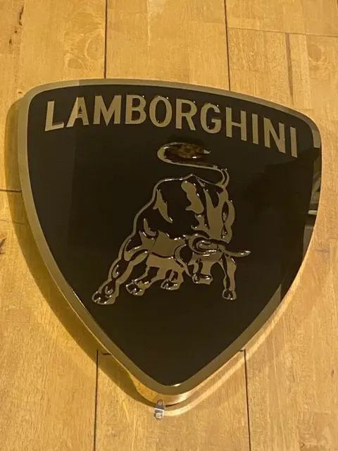 Bord - Large Lamborghini Wall Sign - Lamborghini - Na 2000