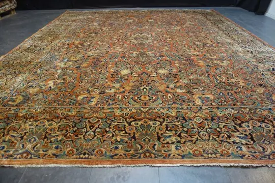 Antiker US Sarough - Tapijt - 440 cm - 312 cm