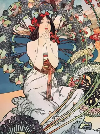 Alphonse Mucha (after) - Monaco Monte-Carlo (70 x 100 cm) -