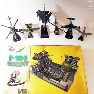 Various, ESCI - 6x Fighters Airplanes/Elicopters + F-104