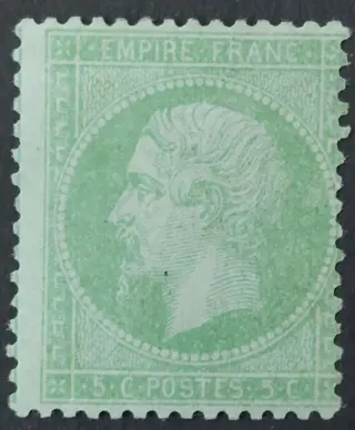 Frankrijk 1871 - 5 centimes pale green on blue - Yvert 35