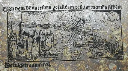 Uitzonderlijk, 2 lasergravures van de beroemde val van