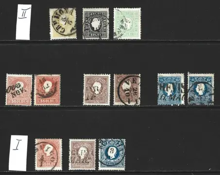 Italiaanse oude staten - Lombardije Venetië 1858 - Complete set - Michel 6-11 Type II