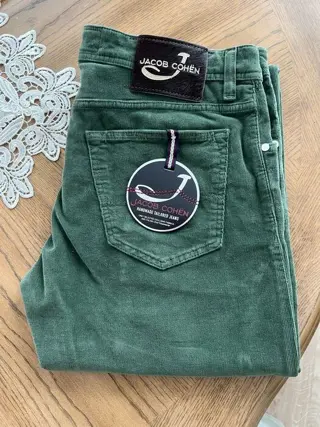 Jacob Cohen - New - Green- Size : 35 - Luxury made in italy
