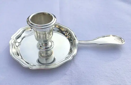 Christofle - Lodewijk XV-stijl handkandelaar - Verzilverd