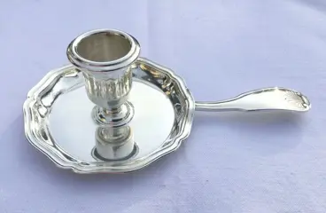 Christofle - Lodewijk XV-stijl handkandelaar - Verzilverd