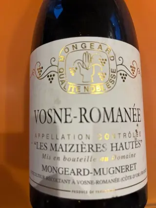 2012 Mongeard Mugneret "Les Maizières Hautes" -