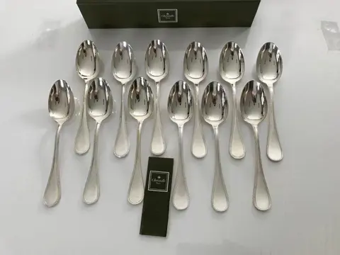 Christofle Perle 20.5 cm - Christofle - Lepels (12) -