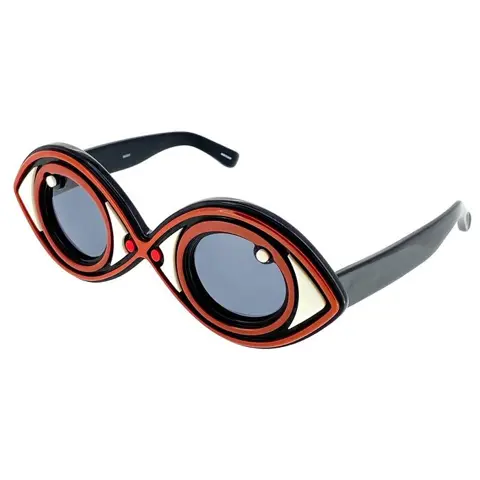 Yaz Bukey - Eye Spy Brown and Grey By Linda Farrow -