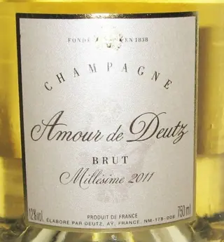 2011 Deutz, Amour de Deutz - Champagne Brut - 1 Fles (0,75