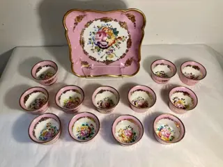 Signature apocryphe de Sevres - Dessertservies - Empire -