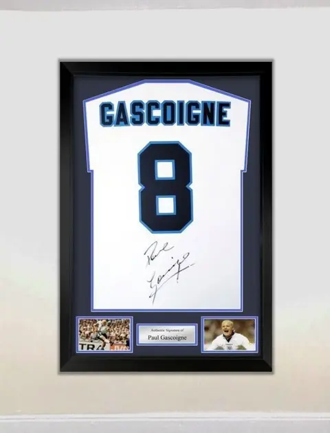 England - Wereldkampioenschap Voetbal - Paul Gascoigne -