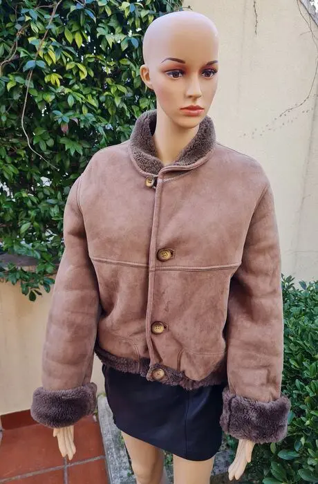 Artisan Furrier - Jaarlingwol Bomberjack, Bontjas - Gemaakt