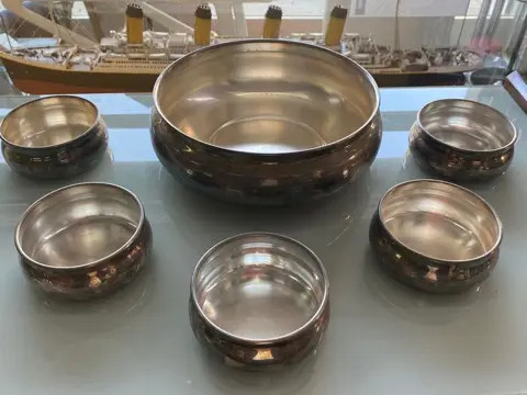 Fleuron - Christofle - fruitsalade set (6) - Zilver