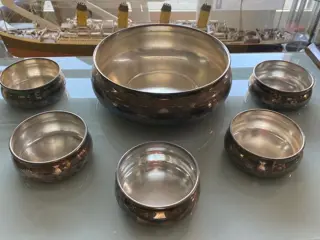 Fleuron - Christofle - fruitsalade set (6) - Zilver