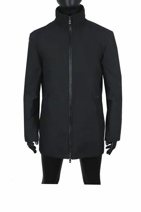 Karl Lagerfeld - Black On Black Coach Coat Jas