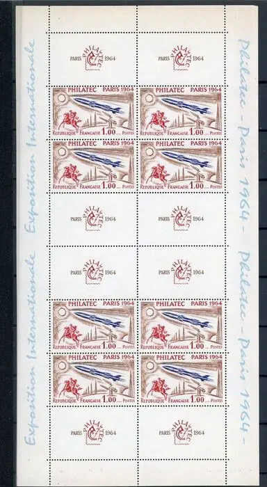 Frankrijk 1964 - Philatel block, 1st choice - Yvert n°6