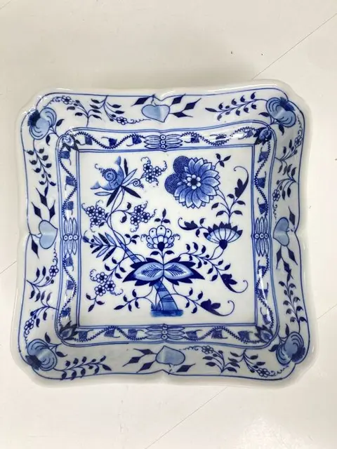 Meissen Decor - Serveerschaal Vierkant (1) - Porselein -