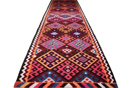 XL Kurdi Kilim - Loper - 382 cm - 92 cm